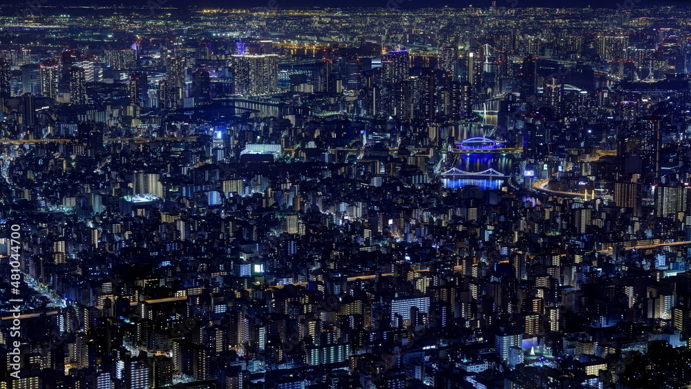 東京スカイツリーから望む夜景 東京スカイツリーから望む夜景