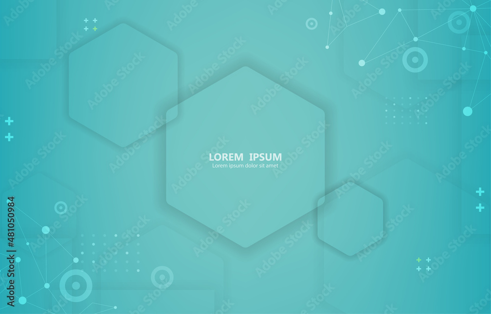 Abstract futuristic geometric hexagon shaddow shape vector background Abstract futuristic geometric hexagon shaddow shape vector background