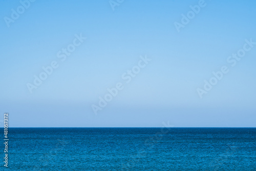 Wallpaper Mural blue sky and sea on the horizon Torontodigital.ca