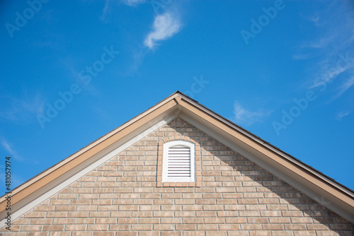 roof, square window and sky