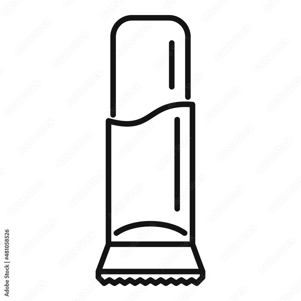 Snack bar packet icon outline vector. Healthy granola Snack bar packet icon outline vector. Healthy granola
