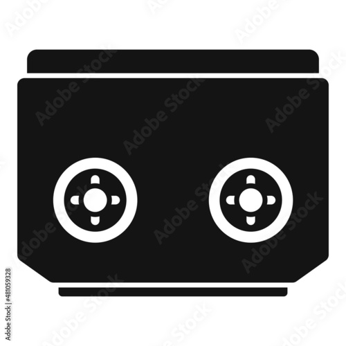 Spa foot bath icon simple vector. Water feet