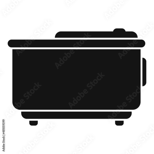 Water foot bath icon simple vector. Spa pedicure