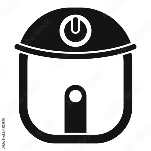 Cold foot bath icon simple vector. Beauty spa