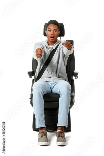 Stressed African-American m...