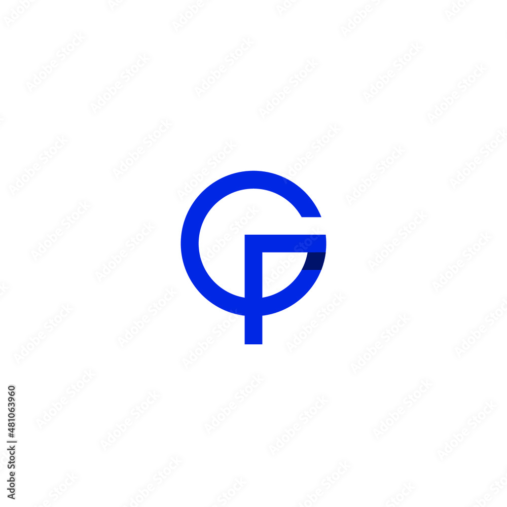 GP Logo Initials Design GP Logo Initials Design