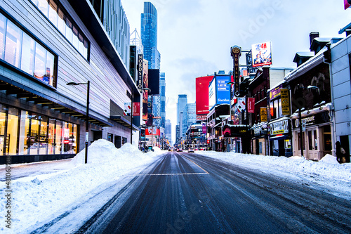 Toronto in winter photo