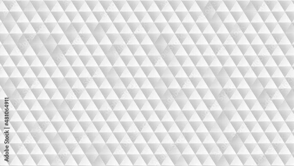 Small white geometric triangles pattern, motion abstract business and corporate style background