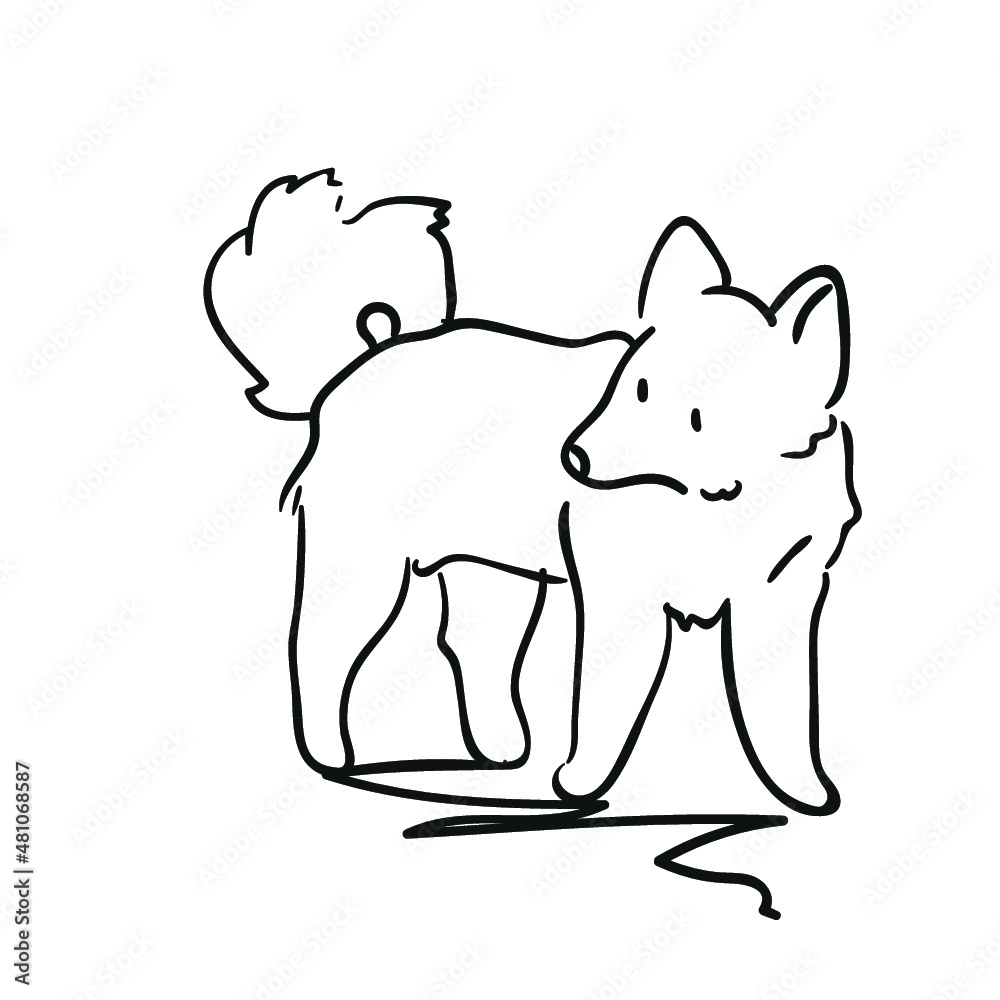 Design vector oneline drawing art of animals easy Design vector oneline drawing art of animals easy