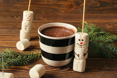 Festive hot chocolate mug w...