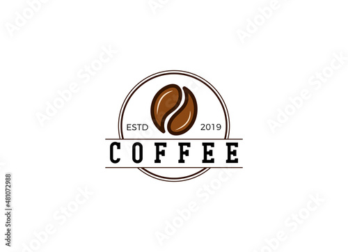 Premium coffee logo. Vintage coffee logo for caffe and restaurant. 