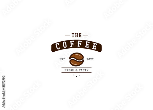 Premium coffee logo. Vintage coffee logo for caffe and restaurant. 