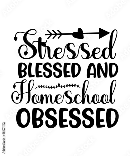Homeschool SVG Bundle, Back to School Cut File, Kids' Home School Saying, Mom Design, Funny Kid's Quote, dxf eps png, Silhouette or Cricut,Home school 