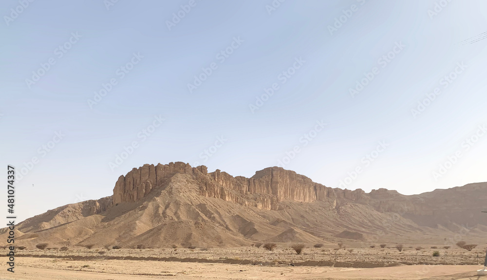 Desert mountain Saudi Arabia 