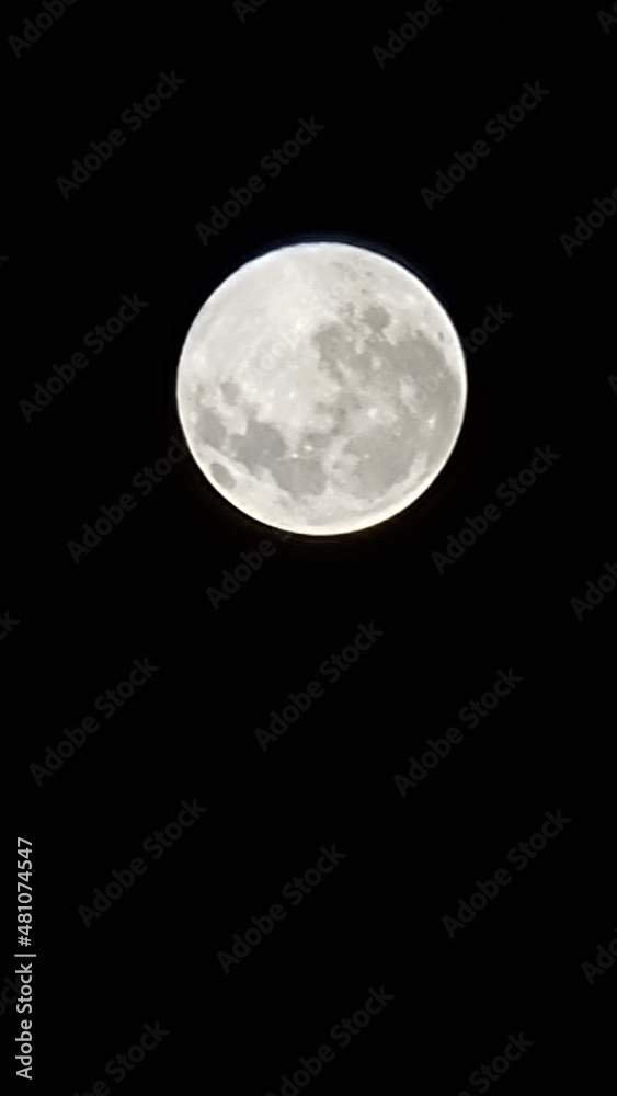 Fototapeta premium full moon over sky