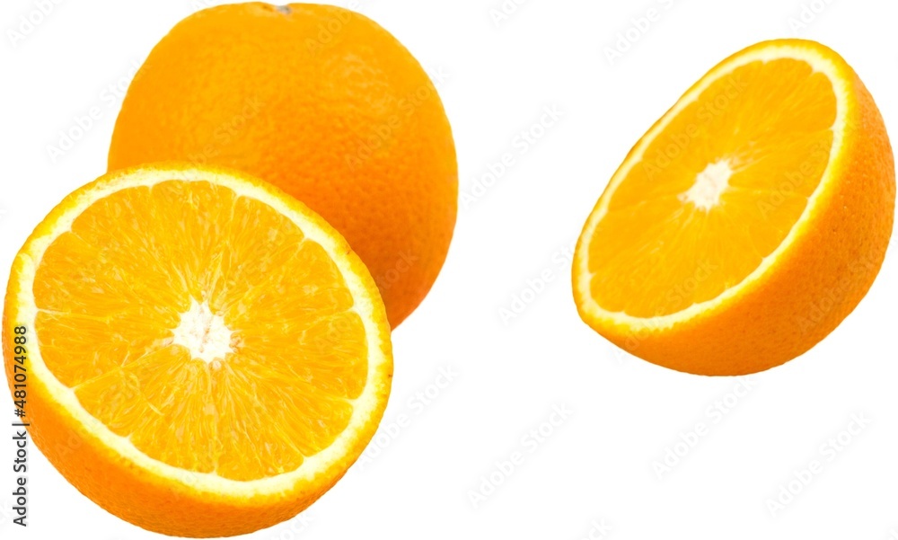Fresh sweet orange fruit clipping path with leaves Fresh sweet orange fruit clipping path with leaves