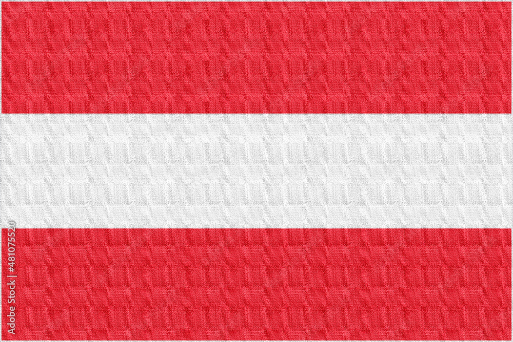 Illustration of the national flag of Austria