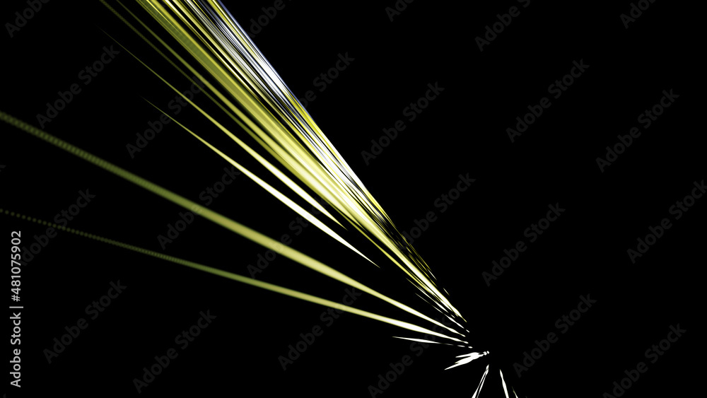 yellow lines on a black background. modern copy space design yellow lines on a black background. modern copy space design