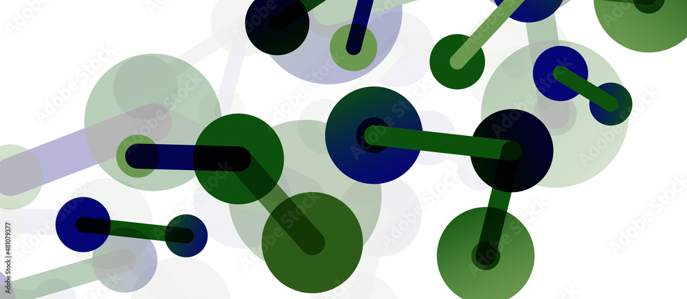 Line points connections geometric abstract background. Circles connected by lines. Trendy techno business template for wallpaper, banner, background or landing Line points connections geometric abstract background. Circles connected by lines. Trendy techno business template for wallpaper, banner, background or landing