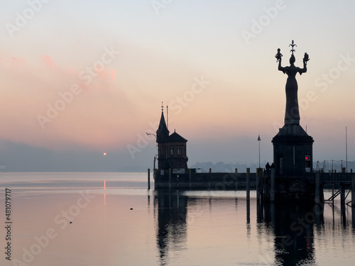 Bodensee bei Konstanz im Winter