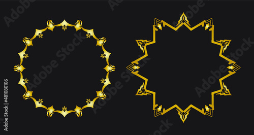 Victorian frame classical style for wedding