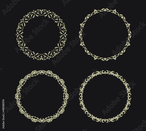 Victorian frame classical style for wedding