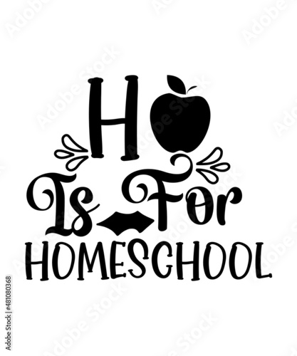 Homeschool SVG Bundle, Back to School Cut File, Kids' Home School Saying, Mom Design, Funny Kid's Quote, dxf eps png, Silhouette or Cricut,Home school Mama bundle svg