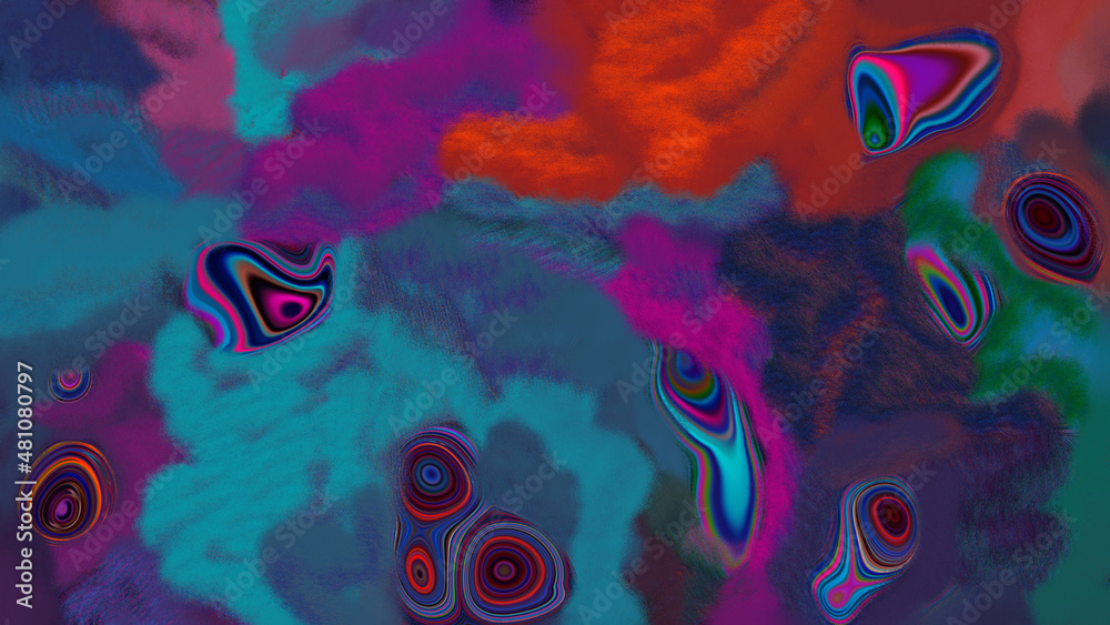 Abstract multi-colored textured fantasy background. Abstract multi-colored textured fantasy background.