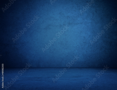 Wallpaper Mural blue concrete background Torontodigital.ca
