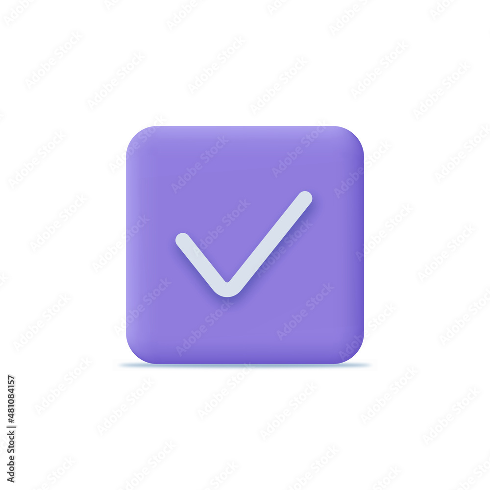 User icon symbol. 3D design concept. Vector illustration User icon symbol. 3D design concept. Vector illustration