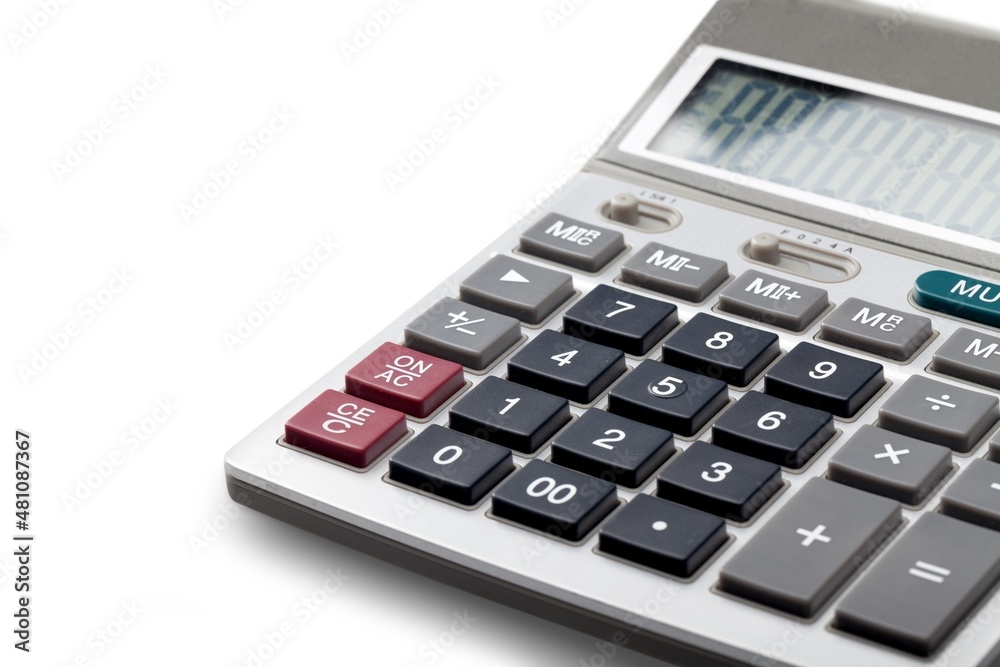 Finance a calculator with button Finance a calculator with button