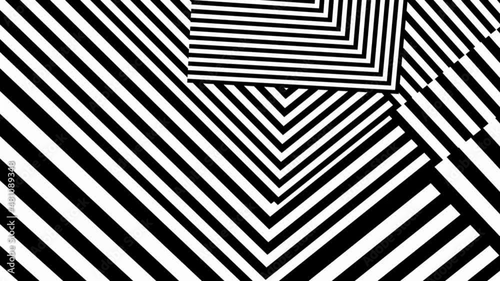 abstract background  with black and white stripes.seamless loop video.grunge stripes background  
