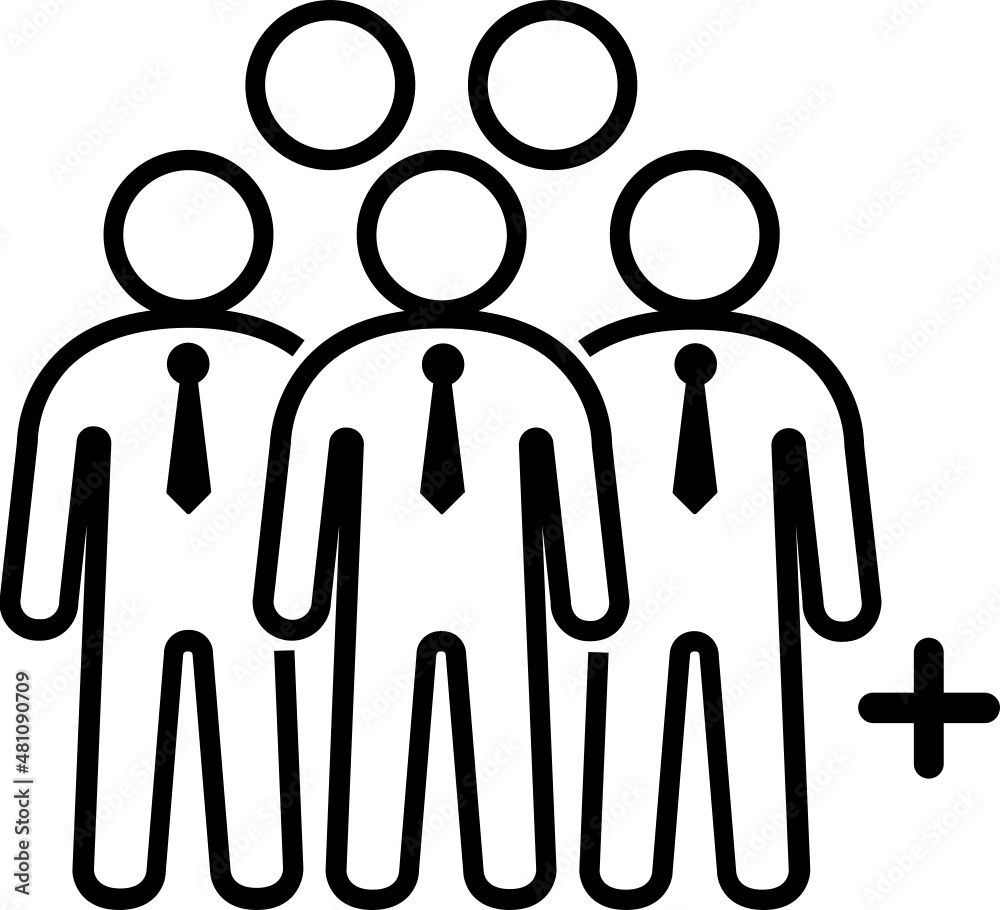 group of people line icon group of people line icon
