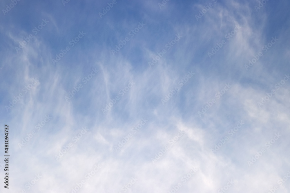 Obraz premium Clouds of the upper tier of the atmosphere.