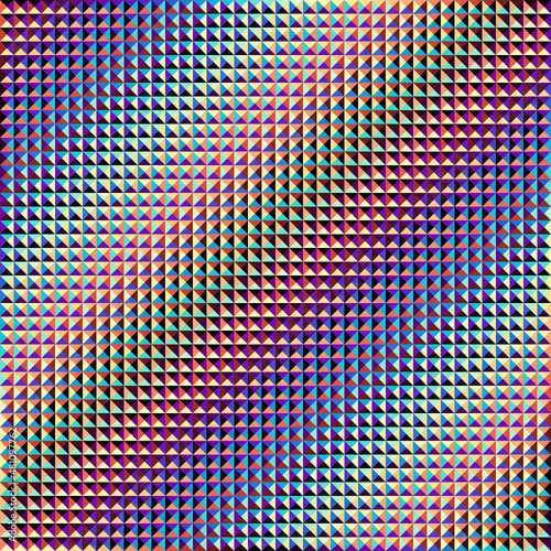 Geometric abstract pattern moire overlay style. Abstract square texture