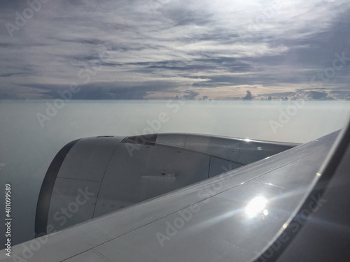 airplane in the sky