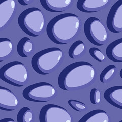 Acrylglasbilder Very-Peri-Muster Meereskiesel Muster Violett Steine  © NatalKa 