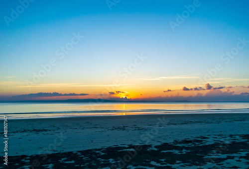Sunset on the sea, Radhanagar Beach, Havelock Island	 photo