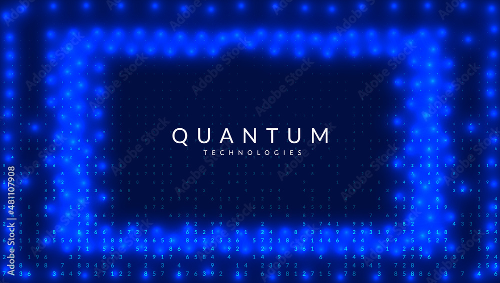 Obraz premium Digital technology abstract background. Artificial intelligence,