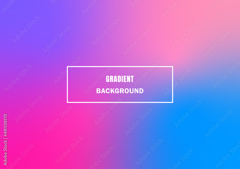Abstract illustration with gradient blur design background