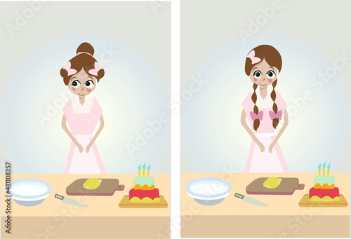 girl in the kitchen