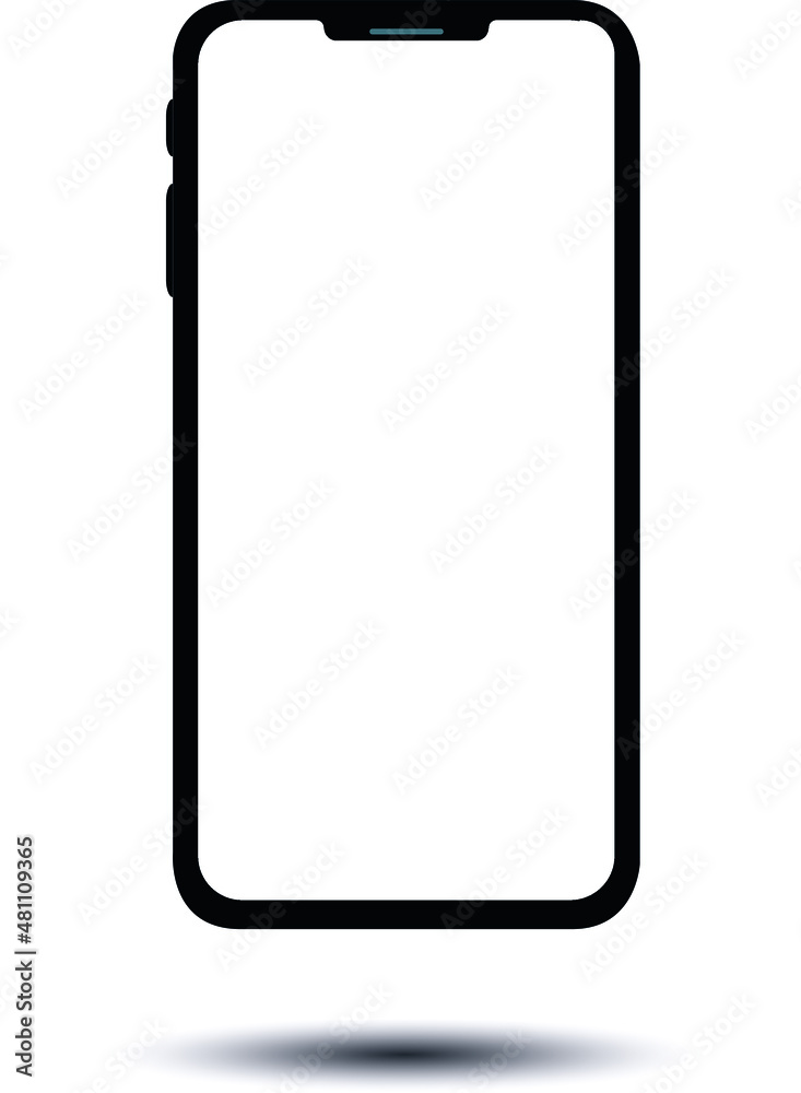 Smartphone realistic vector. Smartphone realistic vector.