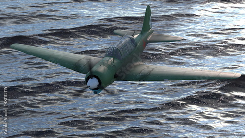 Fotografía 3d Illustration. Su-2 soviet light bomber