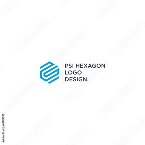 PSI INITIAL LOGO DESIGN VECTOR