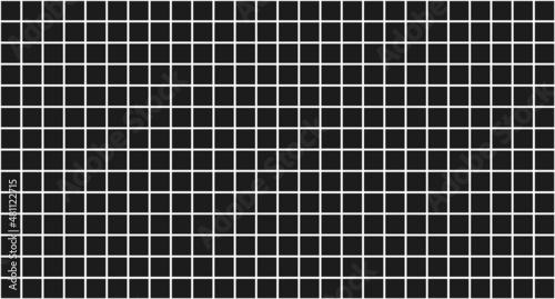 Εκτύπωση καμβά Check Pattern, Black and White Background