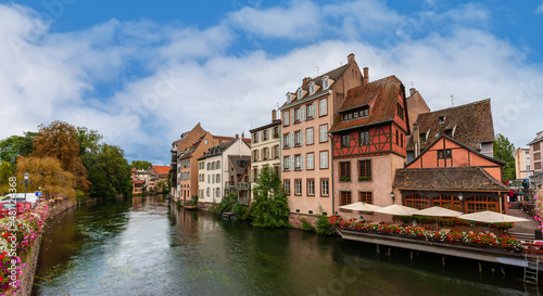 Historic district "Petite France" of Strasbourg. Alsace, France