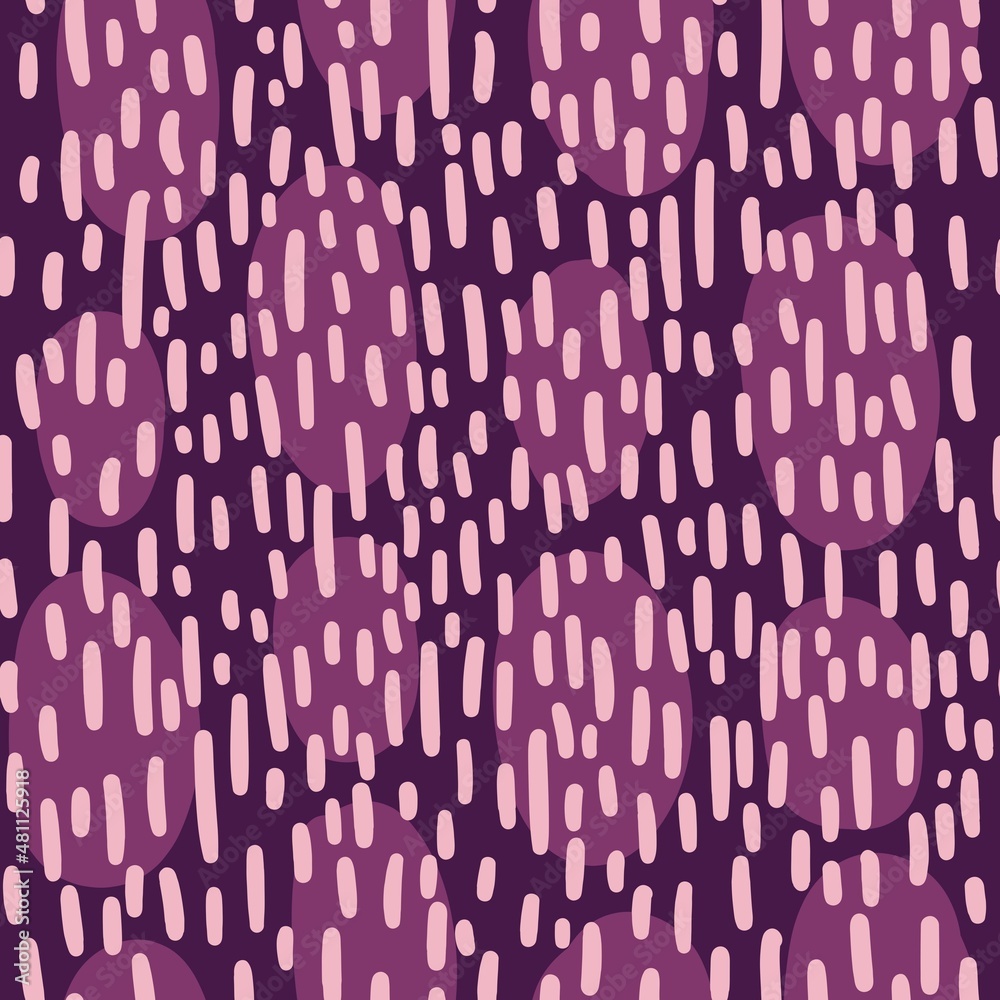 LILAC SEAMLESS VECTOR BACKGROUND WITH ABSTRACT SPOTS AND STROKES LILAC SEAMLESS VECTOR BACKGROUND WITH ABSTRACT SPOTS AND STROKES