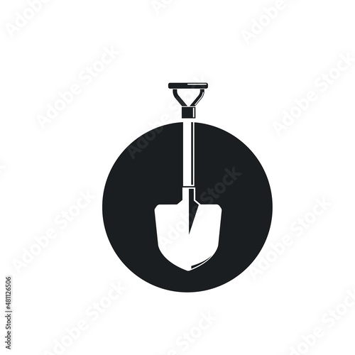 shovel icon vector illustration design