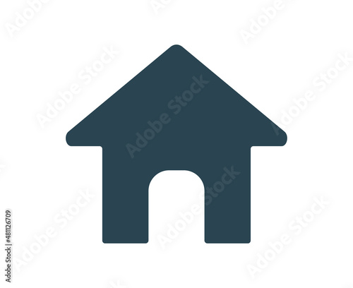 Vector illustration, logo, icon of real estate, houses and buildings. Industry and architecture. Editable. Isolated on a white background.