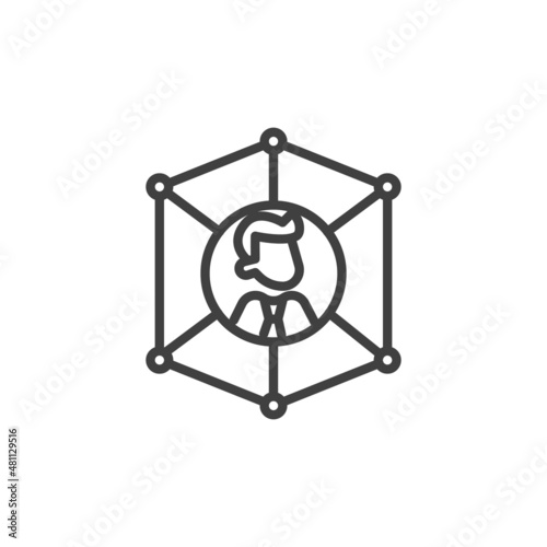 Competence, skills line icon